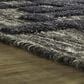 Feizy Norah 6062L 7"9" x 9"9" Black and Dark Gray Area Rug, , large