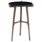 Classic Home Halley Accent Table in Black and Antique Gold, , large