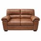 Ashley WillowBend Stationary Loveseat in Caramel, , large