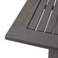 Hearth and Haven 7-Piece Outdoor Expandable Dining Set with Light Grey Cushions in Dark Grey, , large