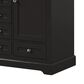 Lexora Home Dukes 48" Double Bathroom Vanity in Espresso with 2 cm White Carrara Marble Top and Rectangular Sinks, , large