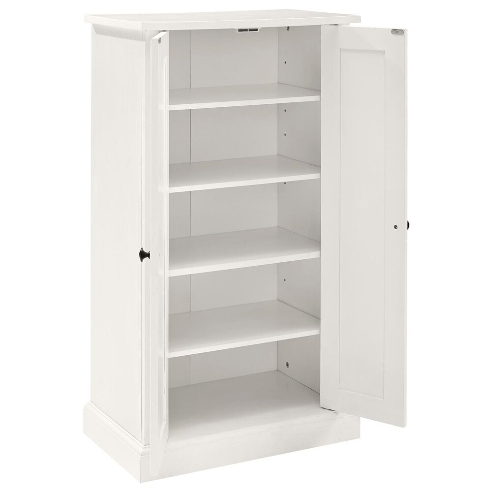 Crosley Furniture Seaside Accent Cabinet in White, , large