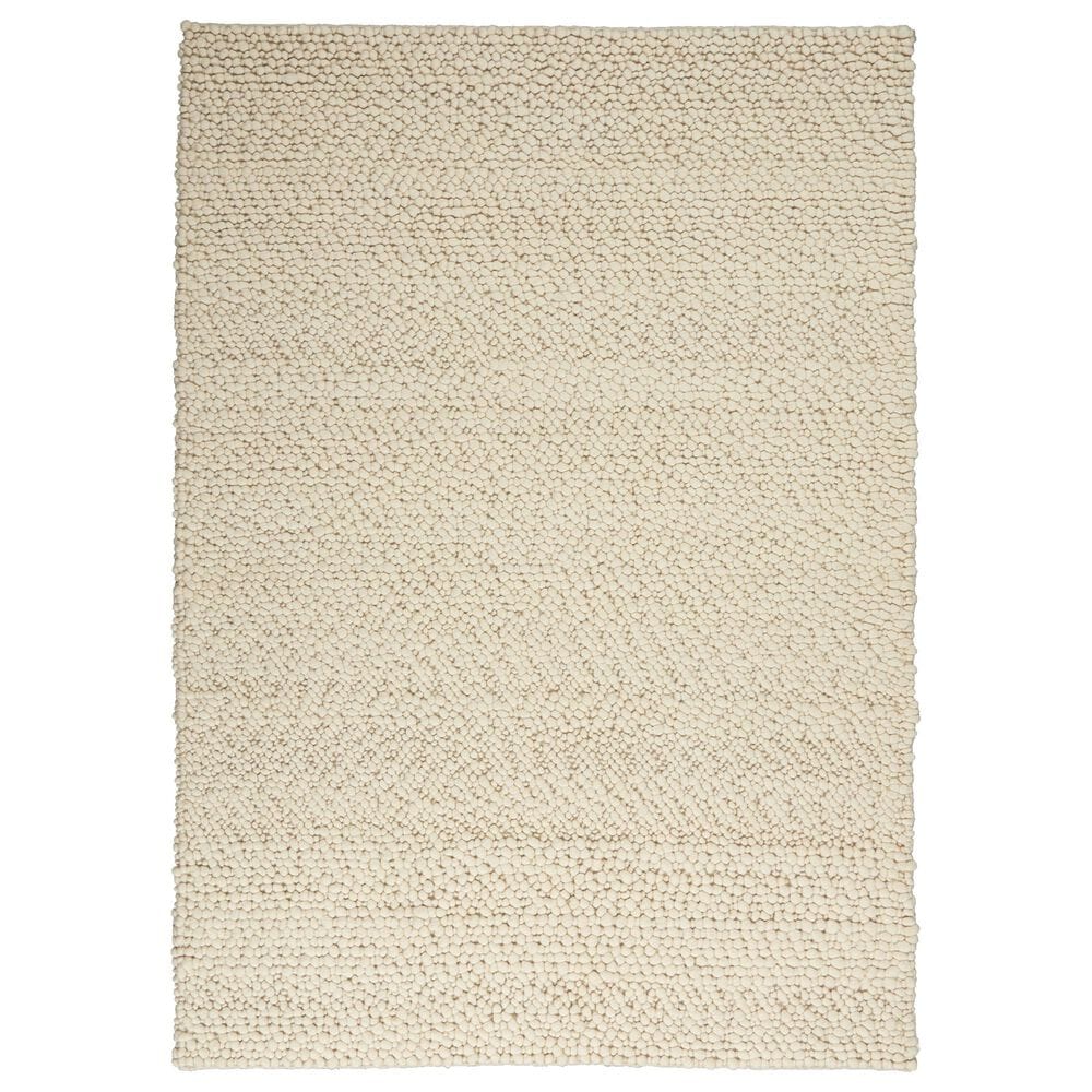 Nourison Riverstone Ivory 5"3" x 7"5" Area Rug, , large