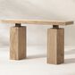 Jennifer Taylor Home Calder 45" Console Table in Heritage Light Natural Brown, , large