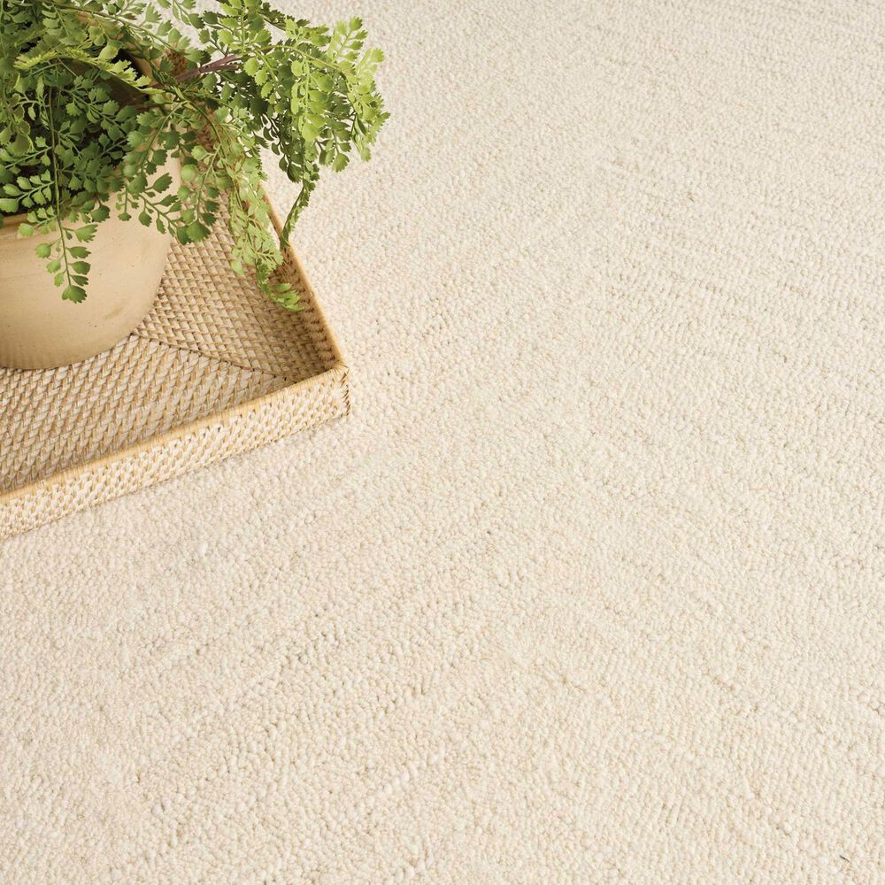 Nourison Pure Angles Ivory 5&#39;3&quot; x 7&#39;3&quot; Area Rug, , large
