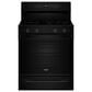 Whirlpool 5.3 Cu. Ft. Freestanding Smart Electric Range with Air Cooking Technology in Black, , large