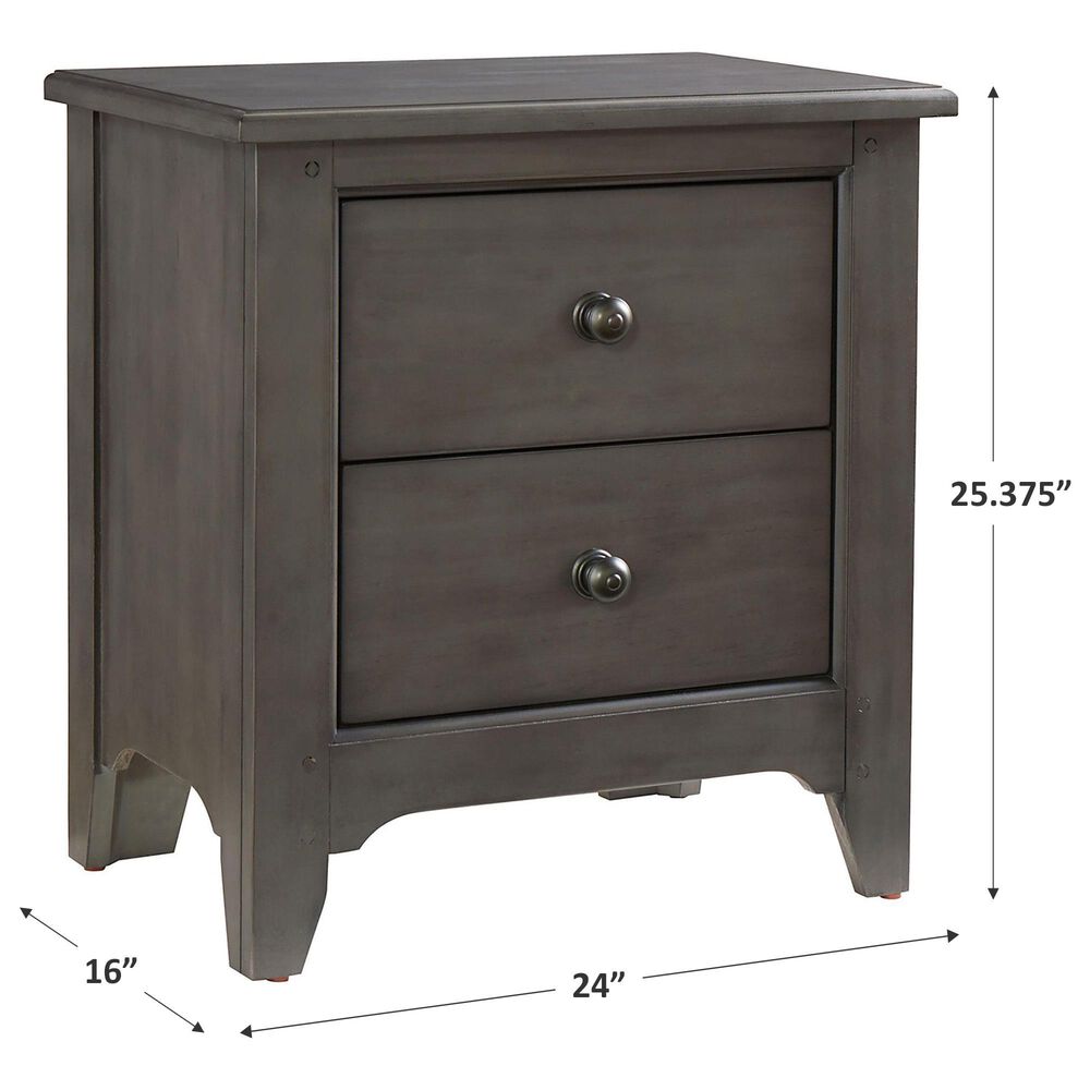Eastern Shore Taylor 2-Drawer Nightstand in Dusk, , large