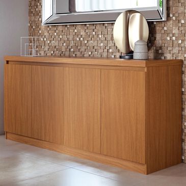 Dayton Viennese 6-Shelf Buffet Cabinet in Maple Cream, , large