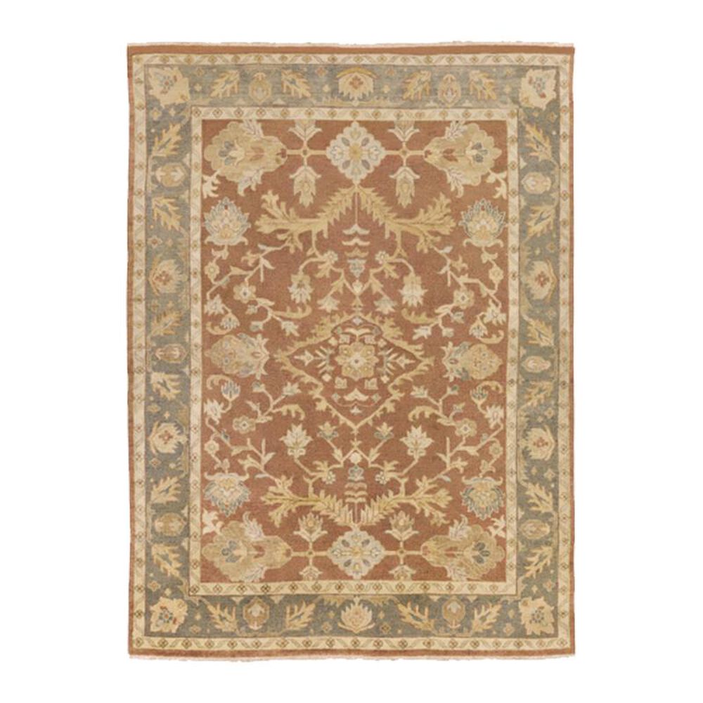 Surya Hillcrest HIL-9009 8" x 11" Tan, Brown and Khaki Area Rug, , large