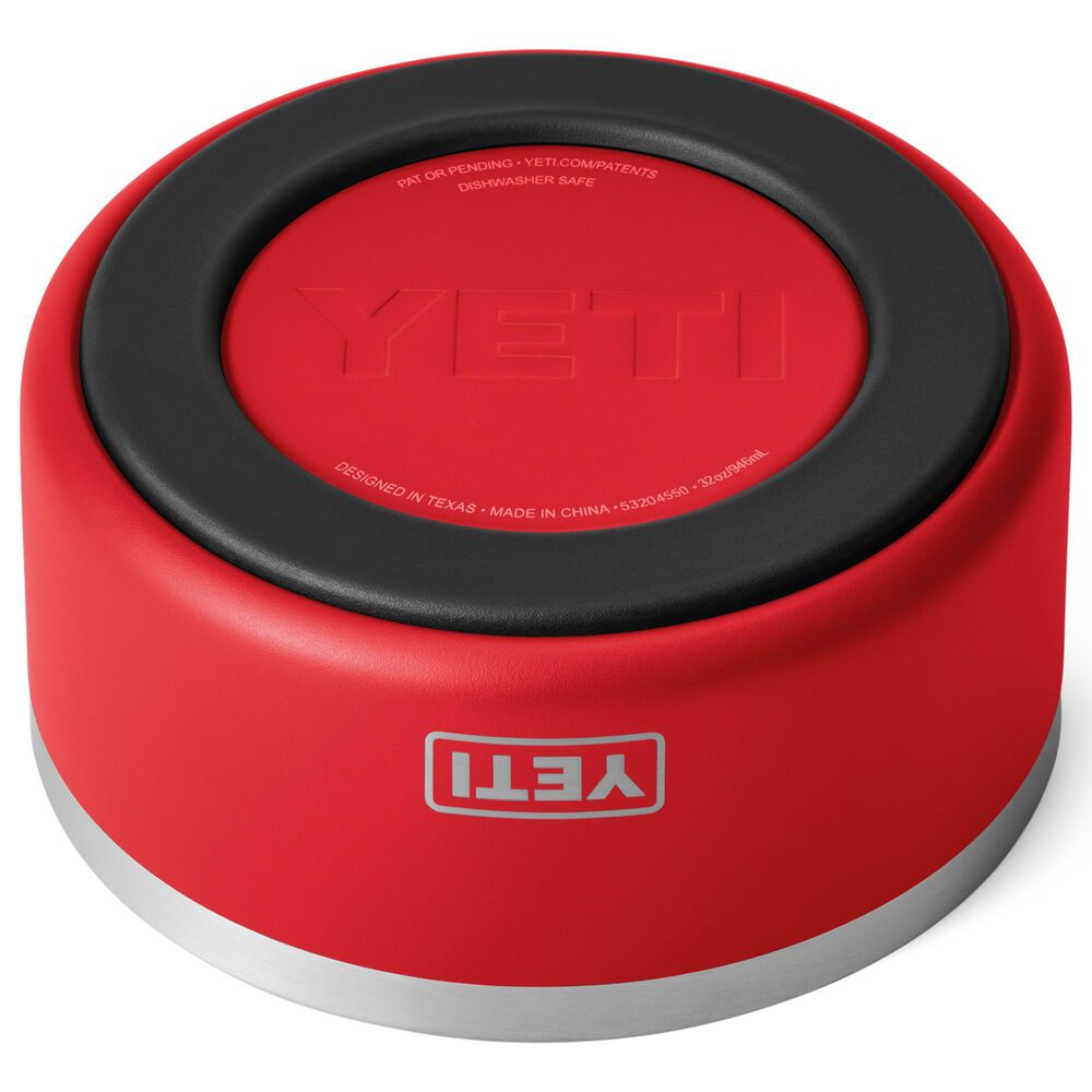 YETI Boomer 4-Cup Dog Bowl in Rescue Red, , large
