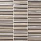 Dal-Tile Lucent Skies Crimson Dusk 3/8" x 4" on 12" x 12" Glass and Aluminum Mosaic Sheet, , large