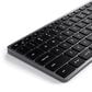 Satechi Slim X3 Bluetooth Backlit Keyboard in Space Gray, , large
