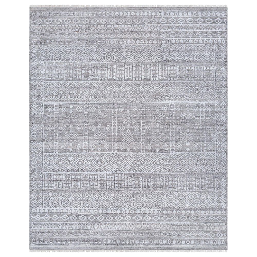Surya Pompei Gray, White, Dark Brown, Taupe and Light Gray 10&#39; x 14&#39; Area Rug, , large