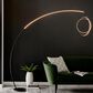 Lite Source Monita LED Arc Lamp in Black, , large
