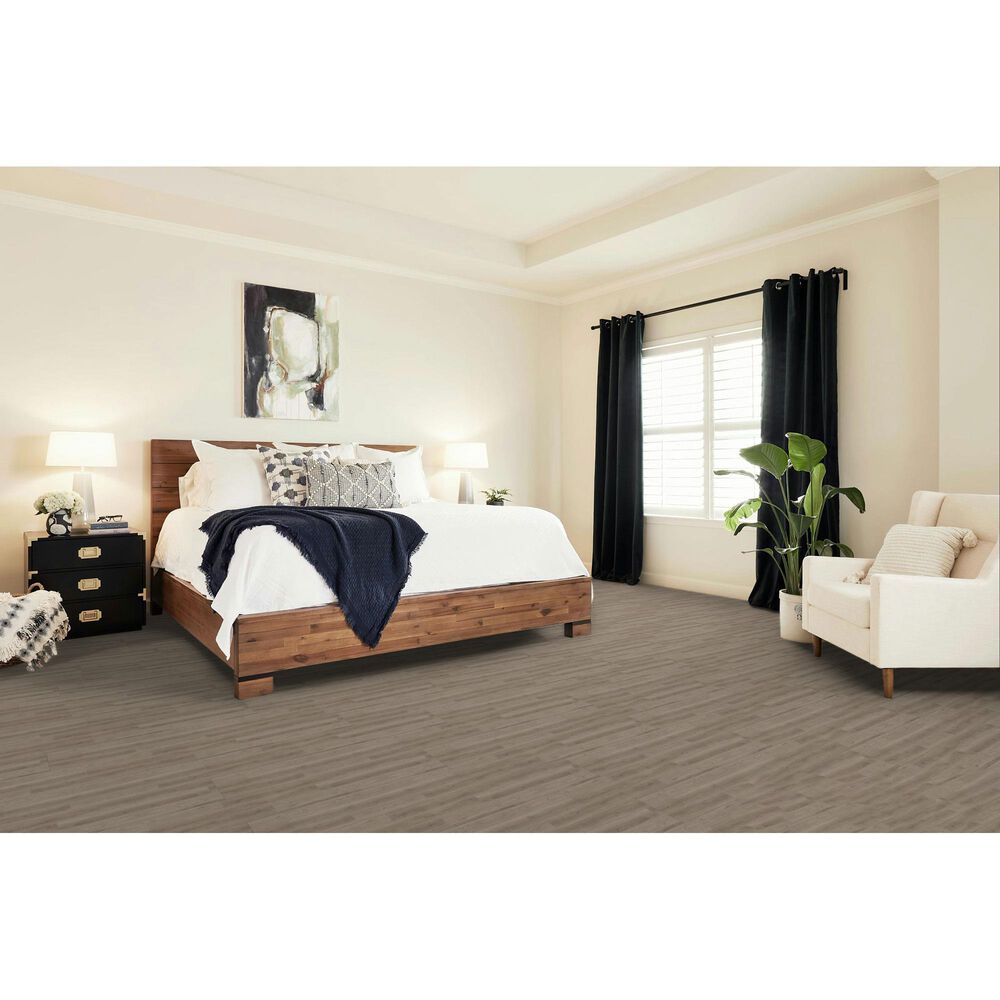 Shaw Homebound Smoky Greige 7" x 60" Luxury Vinyl Plank, , large