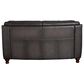 Hydeline Billingham Leather Stationary Loveseat in Ash, , large