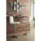 Signature Design by Ashley Bellatier Adjustable Barstool in Bone and Chrome , , large