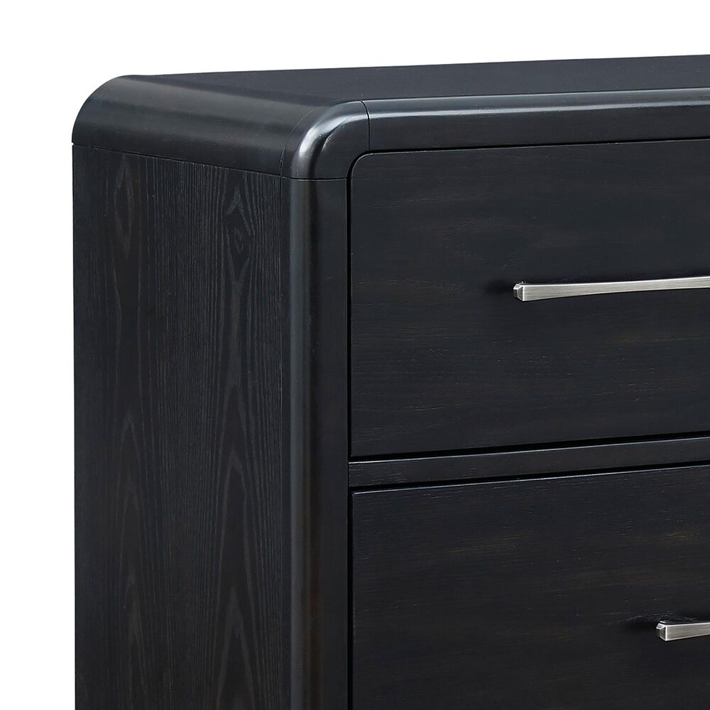 Millenium Rowanbeck Dresser and Mirror in Rich Layered Black, , large