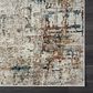 L&R Resources Brisbane Abstract Gray and Multicolor 9" x 11"10" Area Rug, , large