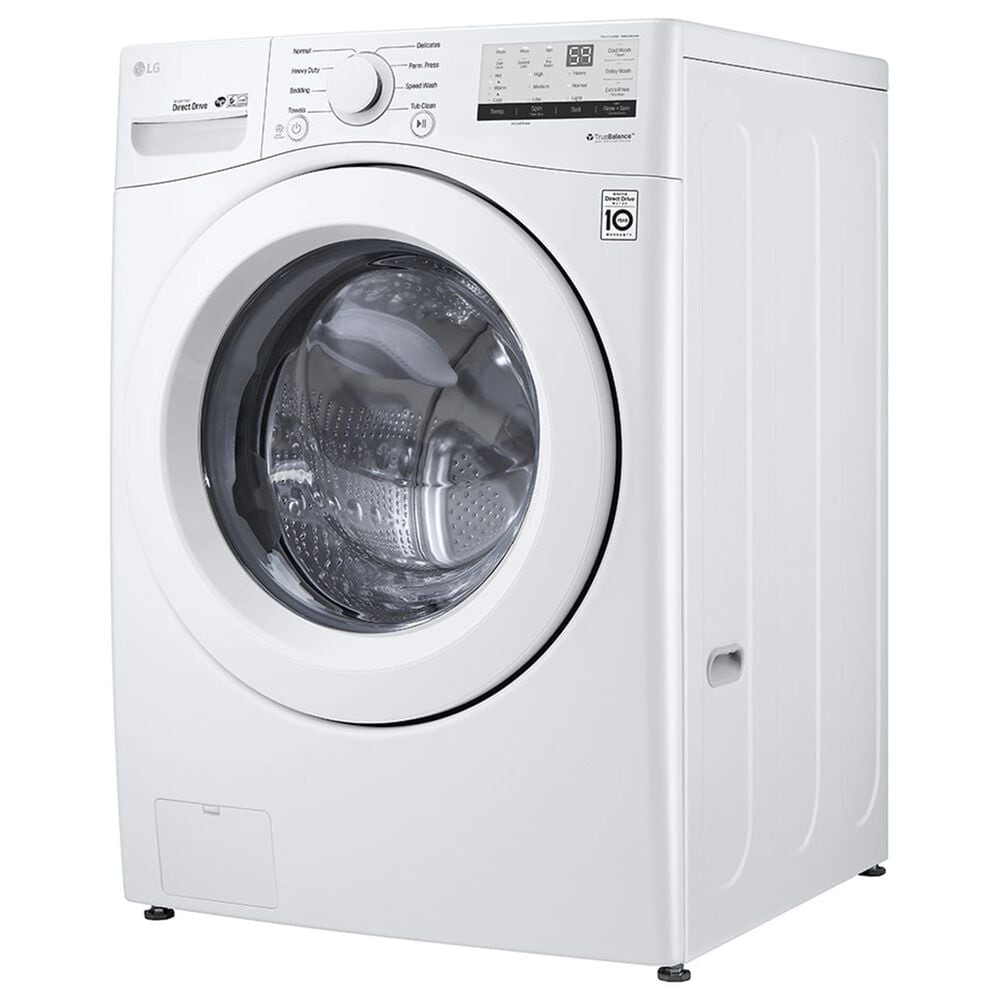 LG 4.5 Cu. Ft. Ultra Large Front Load Washer in White, , large