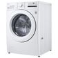 LG 4.5 Cu. Ft. Ultra Large Front Load Washer in White, , large