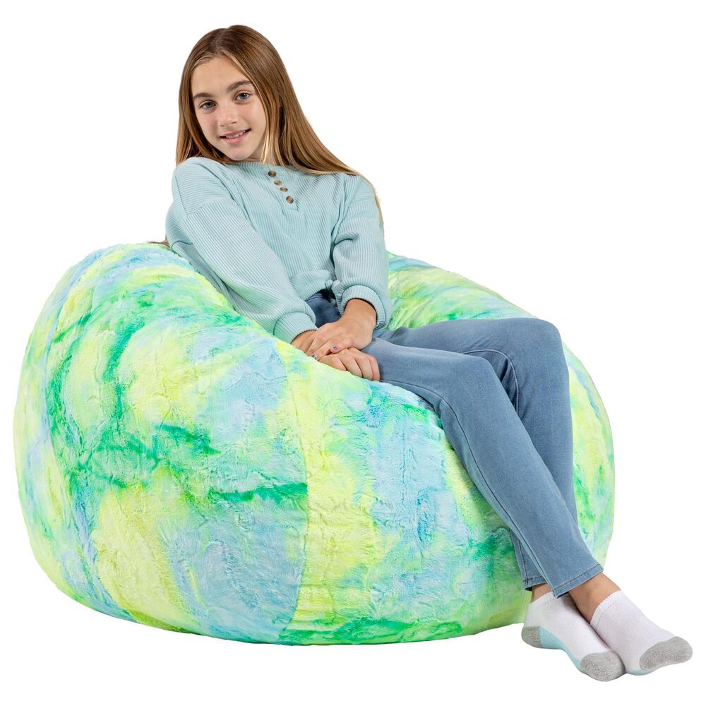 Jaxx Saxx 3&#39; Bean Bag Chair in Firefly Yellow, , large