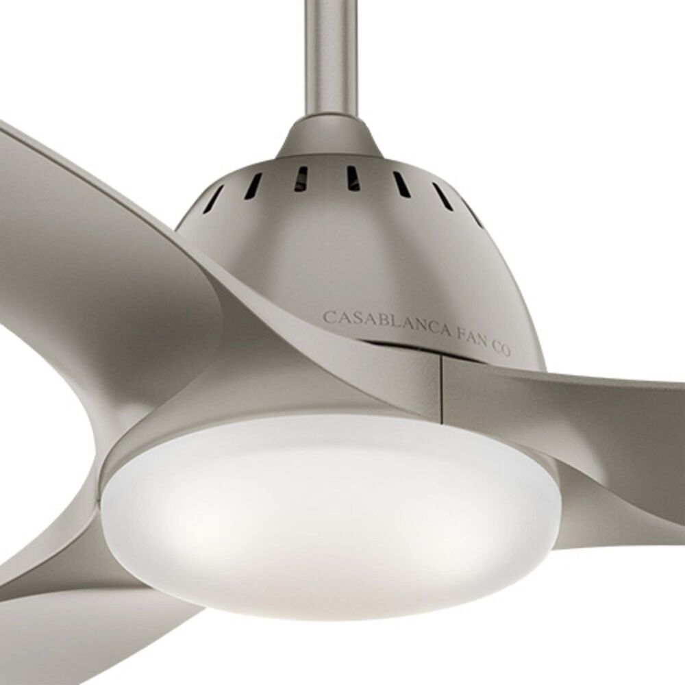 Hunter Wisp 44&quot; Ceiling Fan with LED Light in Painted Pewter, , large