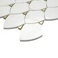 MS International Citadel Gold Trident 11" x 12" Glass Mosaic Sheet, , large