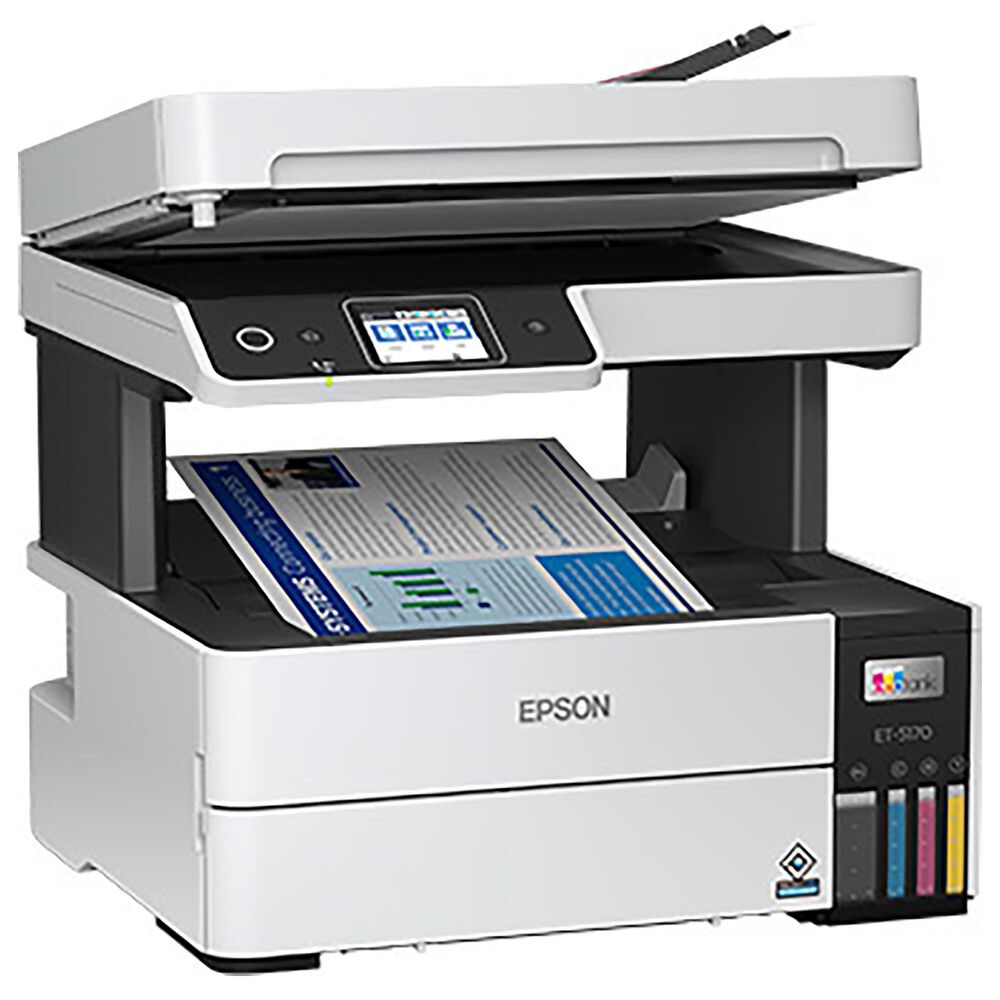 Epson EcoTank Pro ET-5170  Wireless  All-in-One SuperTank Printer in White, , large