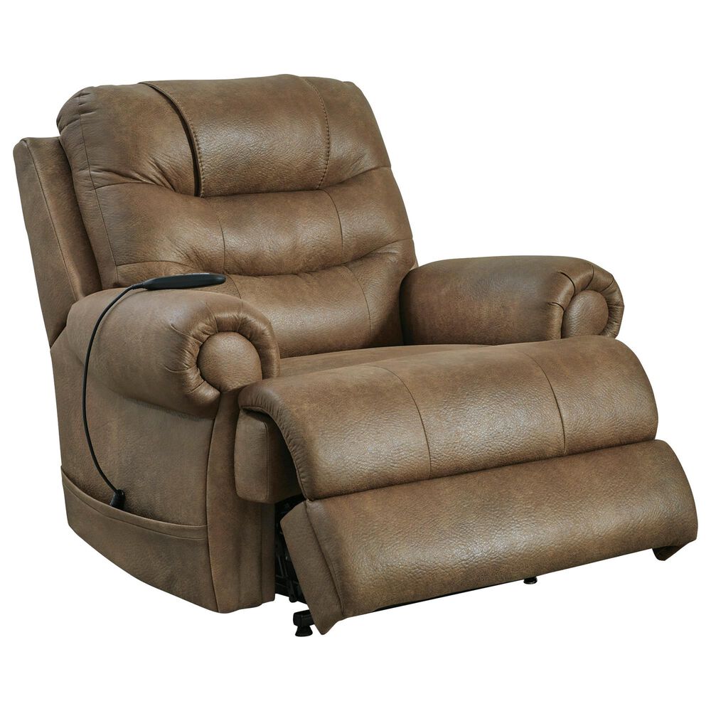 Ashley Revived and Restored Power Lift Recliner in Earth, , large
