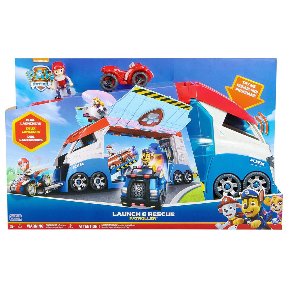 PAW Patrol Transforming PAW Patroller with Vehicle Launchers, , large