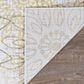 Couristan Calinda Summer Bliss 2" x 3" Gold, Silver and Ivory Area Rug, , large