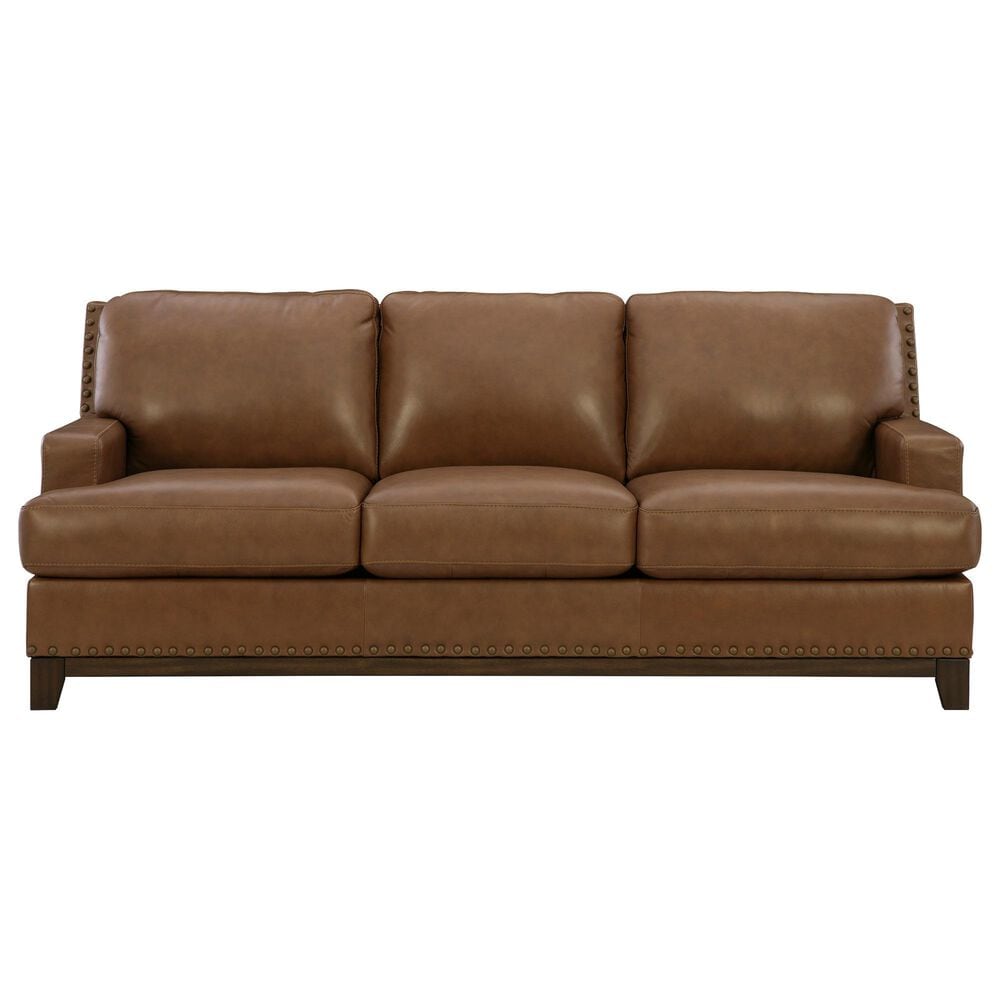 Ashley Saonara Stationary Sofa and Loveseat Set in Amber, , large