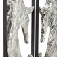 Maple and Jade 32" x 11" Abstract Art Wall Decor in Silver (Set of 2), , large