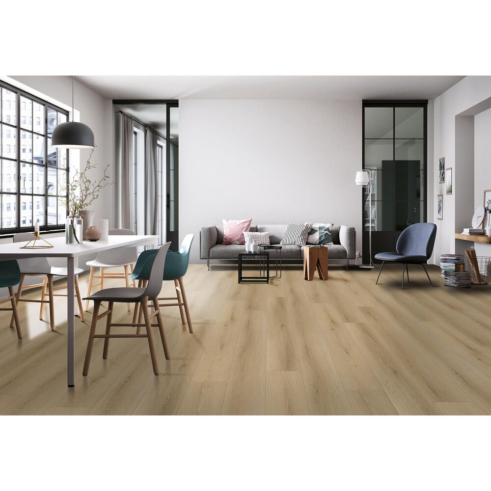 Fuzion Dynamix Hardcore 3DGE Almond Butter 7&quot; x 60&quot; Luxury Vinyl Plank, , large