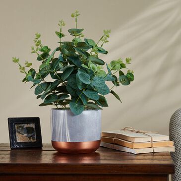 Elements 15" Eucalyptus in Marble Pot, , large