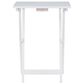 Linon Home Decor Lisbon Folding TV Tray Table Set with Stand in White (Set of 4), , large