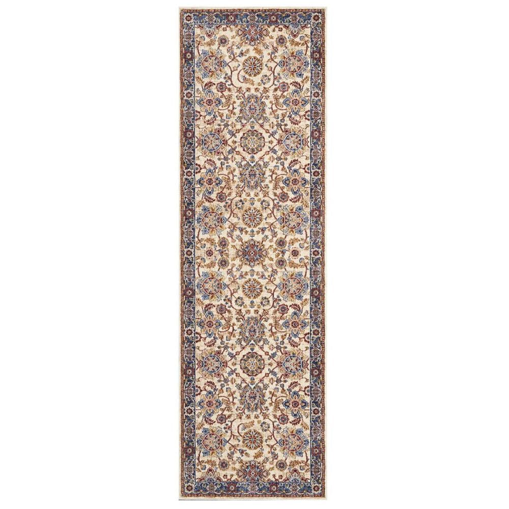 Nourison Lagos LAG04 2"3" x 7"6" Cream Runner, , large