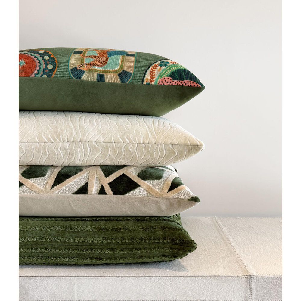 D.V. KAP Home Keaton 24" Square Throw Pillow in Forest, , large