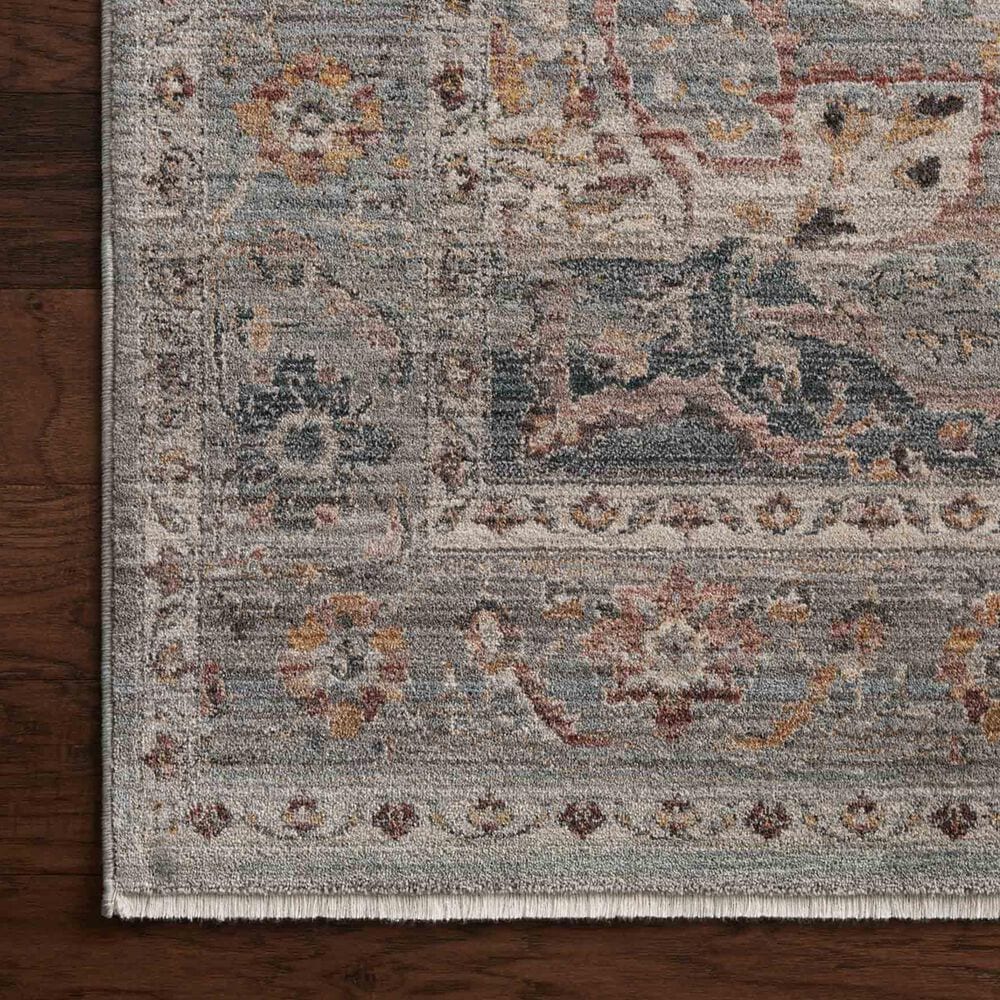 Loloi Lyra 4&#39; x 5&#39;7&quot; Sky and Multicolor Area Rug, , large