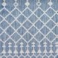 Nourison Positano Southwestern Navy Blue 9" x 12" Indoor/Outdoor Area Rug, , large