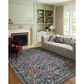 Rifle Paper Co Crafted by Cloth and Company Courtyard 5" x 7"6" Chateau Red Area Rug, , large