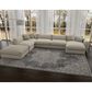 Kas Oriental Rugs Adele Serafina 11"6" x 15"3" Grey and Blue Area Rug, , large