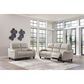 Ashley Mercomatic Power Reclining Sofa in Gray, , large