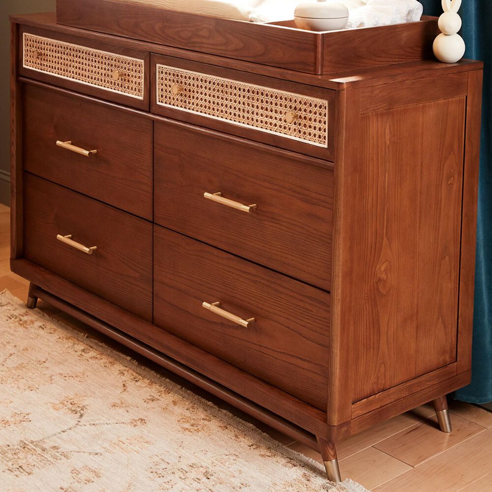 Maxi Cosi Kindred Everheart 6-Drawer Dresser in Walnut Ash, , large