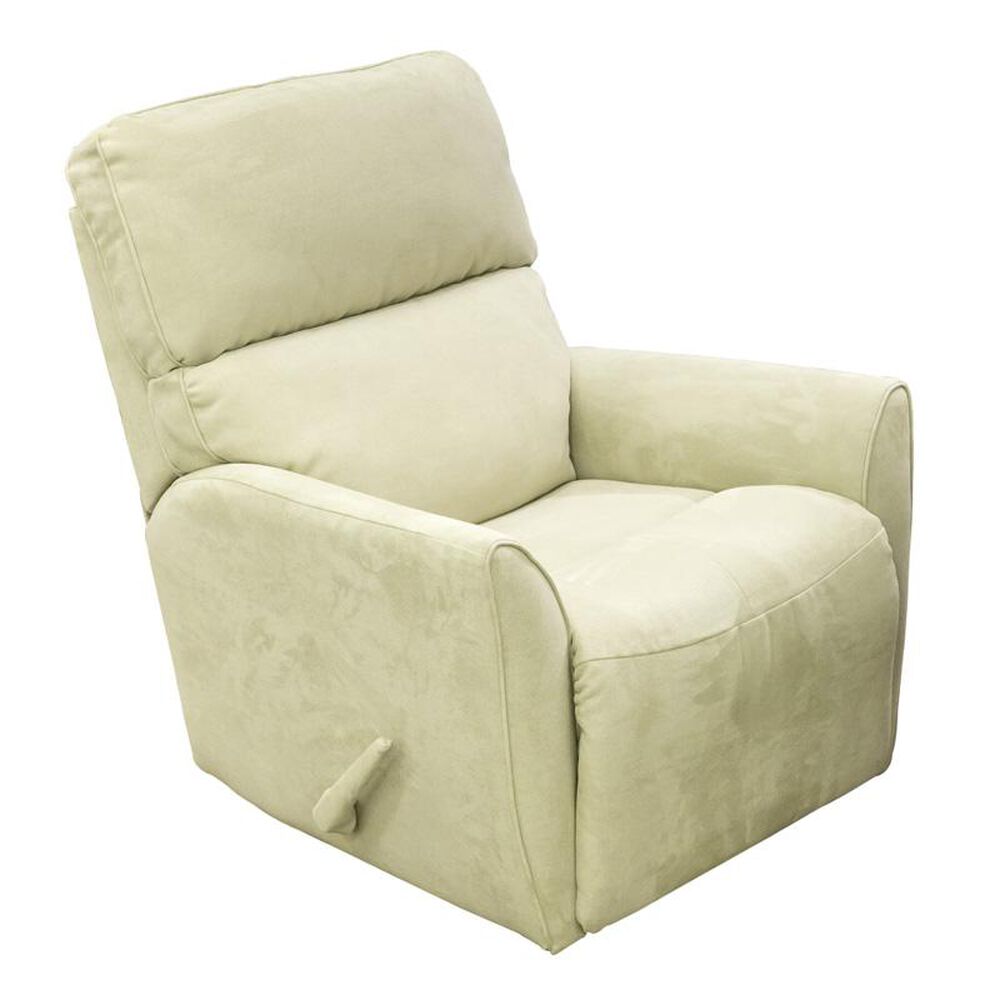 Style Expressions White Microfiber Manual Rocker Recliner, , large