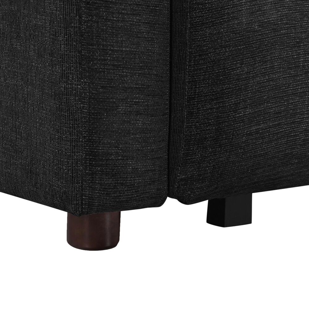 Lifestyle Solutions Glenmont Convertible Sofa in Black, , large