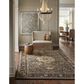 Karastan Spice Market Petra 90661-09097 5"3" x 7"10" Charcoal Area Rug, , large