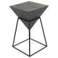 Maple and Jade Triangle End Table in Black, , large