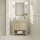 James Martin Vanities Breckenridge 30" Single Vanity in Whitewashed Oak with 3 cm Eternal Jasmine Pearl Quartz Top, , large